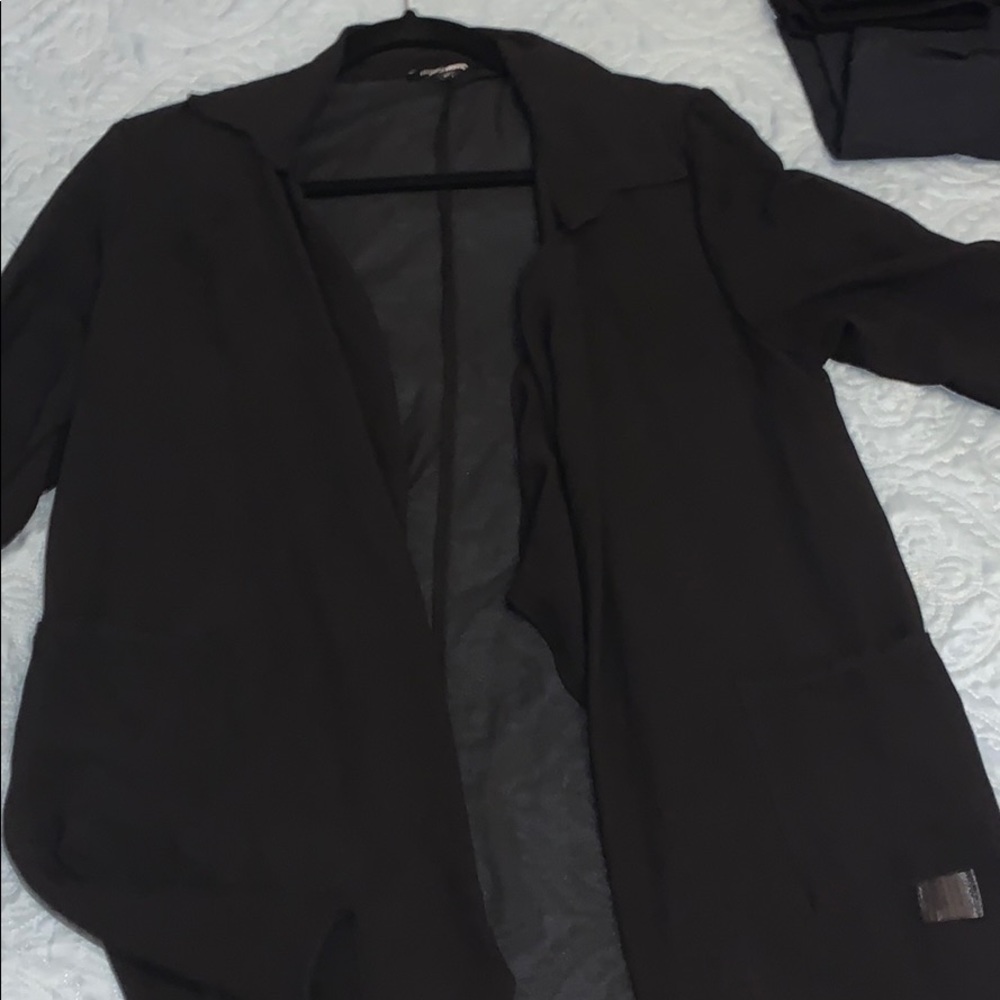 Black Sheer Cardigan